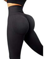 High Waist Scrunch Butt Lift Leggings Tummy Control Workout Yoga Pants - Image 3