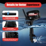 Powerful 6.5HP 4-Stroke Outboard Boat Motor | Fishing Engine w/ CDI & Cooling - Image 3