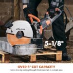 Evolution 14" Electric Concrete Saw | 20A Motor | 5-1/8" Cut Depth | Diamond Blade - Image 3