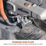 Evolution 14" Electric Concrete Saw | 20A Motor | 5-1/8" Cut Depth | Diamond Blade - Image 6