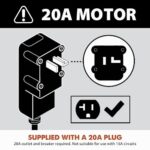 Evolution 14" Electric Concrete Saw | 20A Motor | 5-1/8" Cut Depth | Diamond Blade - Image 7