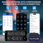 Advanced OBD2 Bluetooth Scanner for EV/Hybrid - iOS, Android, Windows Diagnostic Tool - Image 3