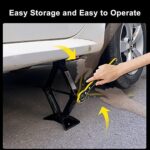 2 Ton Scissor Jack Car Kit 4409lbs Quick Lift Tire Change SUV - Image 4
