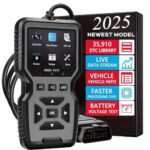 OBD2 Scanner Diagnostic Tool - Check Engine Light Code Reader, Reset Function, Data Stream, I/M Readiness, Full Features, Modes 6 & 8, for All 1996+ Vehicles