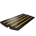 VEVOR 4FT Heavy Duty Rubber Curb Ramp 15T Driveway Wheelchair Ramp - Image 5