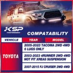 2" Leveling Lift Kit for Tacoma 4Runner FJ Cruiser | Front Strut Spacers 2005-2023 - Image 2