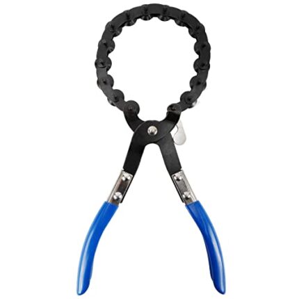 BTSHUB Exhaust Pipe Cutter - 3/4 to 3 Inch Exhaust and Tailpipe Cutter Chain Exhaust Cutter Tool - 15 Blades for On- and Off-Vehicle Use