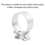 Premium 2.5" Exhaust Pipe Clamps | Heavy-Duty Stainless Steel Muffler Band (2-Pack) - Image 7