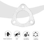 Premium 2.25" Exhaust Gasket Set | High-Seal 3-Bolt Flange | Universal Fit Vehicles - Image 5