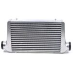 Universal Intercooler, 25''x12''x3" Front Mount Intercooler 3'' Inlet & Outlet Universal Aluminum Turbo Intercooler with for Turbo Charger System (25''x12''x3")