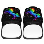 Cute Unicorn Rainbow Car Seat Covers | Universal Fit | Front Seats 2pc Set - Image 4