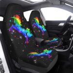 Cute Unicorn Rainbow Car Seat Covers | Universal Fit | Front Seats 2pc Set - Image 6