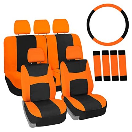 car seat covers orange