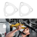 Premium 2.25" Exhaust Gasket Set | High-Seal 3-Bolt Flange | Universal Fit Vehicles - Image 4