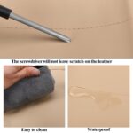 Premium Leather Car Seat Covers Full Set - Waterproof Universal Fit SUV Truck - Image 3