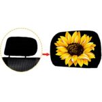 Sunflower Car Seat Covers Full Set | Universal Fit | Stylish Auto Accessories - Image 5