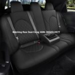Toyota Camry Seat Covers Black Leather 2-Pack Custom Fit 2018-2024 Models - Image 4