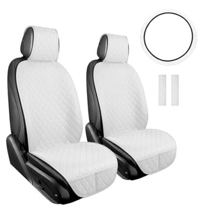car seat covers white
