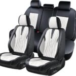 car seat covers white and black