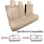 Premium Leather Car Seat Covers Full Set - Waterproof Universal Fit SUV Truck - Image 7