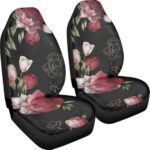 Elegant Floral Car Seat Covers | Universal Fit | Easy Install | 2-Pack - Image 3