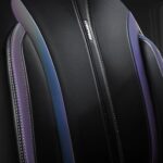 Premium Leather Car Seat Covers: Waterproof, Universal Fit, Full Set - Black Chameleon - Image 7