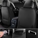Premium Leather Car Seat Covers: Waterproof, Universal Fit, Full Set - Black Chameleon - Image 4