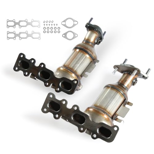 VAVICARS Catalytic Converter Direct-Fit Stainless Steel For 2013-2019 Ford Explorer VAVICARS Catalytic Converter Direct-Fit Stainless Steel For 2013-2019 Ford Explorer FLEX Taurus Police Interceptor 3.5L/3.7L/2013-2016 Lincoln MKS MKZ/2013-2018 MKT/2016-18 MKX 3.7L (EPA Approved)