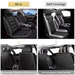 Premium Leather Nissan Kicks Seat Covers 2018-2024 | Black Front Protection - Image 5