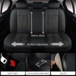 Premium Leather Car Seat Covers: Universal Fit, Waterproof Nappa Leather Protectors - Image 5