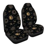 Sun Moon Star Front Seat Covers Universal Fit SUV Sedan Van 2PC - Image 7