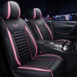 car seat covers pink and black