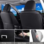 Toyota RAV4 Leather Seat Covers 2013-2018 Full Set Waterproof Protection - Image 2