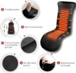 Heated Leather Seat Cushion for Car, Home & Office - Full Back Support, Universal Fit - Image 4