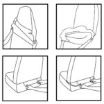 Universal Black Car Seat Cover | Durable Cloth Front Seat Protector Single Piece - Image 2