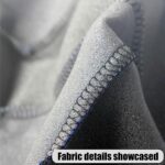 Ultra-Comfort BELOMI Car Seat Covers: Universal Fit, Breathable Premium Cloth, Black - Image 5