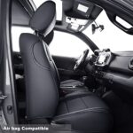 Premium Tacoma Seat Covers 2016-2023 Crew Cab Black Custom Fit Protection - Image 2