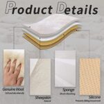Luxury Sheepskin Car Seat Cover: Soft Comfort for Drivers, SUV & Truck Seat Cushion - Image 2