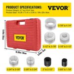 VEVOR Exhaust Pipe Stretcher Kit: 7-Piece Expander Tool for 1.5-4.25" Pipes - Image 7