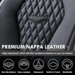 Premium Black Car Seat Covers Full Set | Universal Fit | Automotive Protection - Image 7