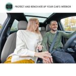 Premium Gray Leather Car Seat Covers | Universal Fit 7 Seater Airbag Safe - Image 6