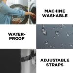 Waterproof Car Seat Protector Mats - Kids Backseat Cover, SUV Van Shield (2 Pack) - Image 7