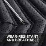 Premium Black Leather Car Seat Covers Waterproof 2PC Front Universal - Image 8