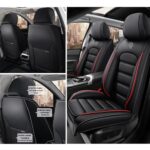 Nissan Altima Leather Seat Covers 2005-2023 | Waterproof Black Red Comfort - Image 2