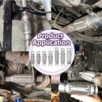 Exhaust Flex Pipe 2.2x6 Inch 3Pc Kit with Clamps Stainless Steel - Image 7