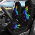 Cute Unicorn Rainbow Car Seat Covers | Universal Fit | Front Seats 2pc Set - Image 7