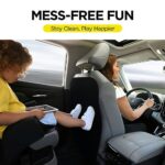 Waterproof Car Seat Protector Mats - Kids Backseat Cover, SUV Van Shield (2 Pack) - Image 2