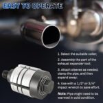 Professional Exhaust Pipe Expander Tool Set | 28mm Muffler Pipe Stretcher 1-5/8-4-1/4" - Image 5