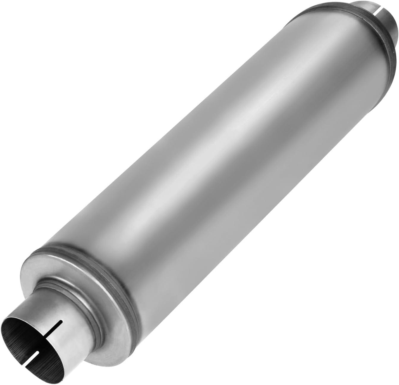 Unleash Power: 4″ Diesel Muffler, Stainless Steel Beast