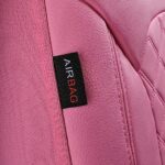 Pink Faux Leather Car Seat Covers | Quilted Sport Bench Protectors Full Set - Image 5